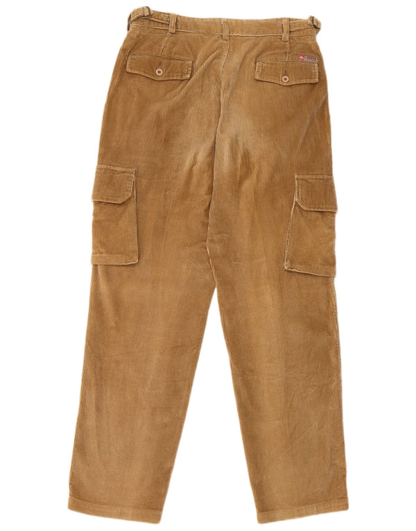 Pantalones de pana cargo canadienses para hombre EU 48 Medium W32 L31 Algodón marrón