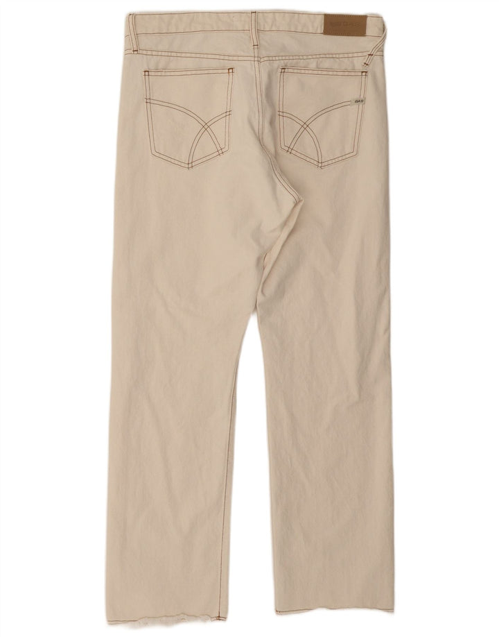 Vaqueros rectos para hombre Gas W31 L28 Algodón blanco