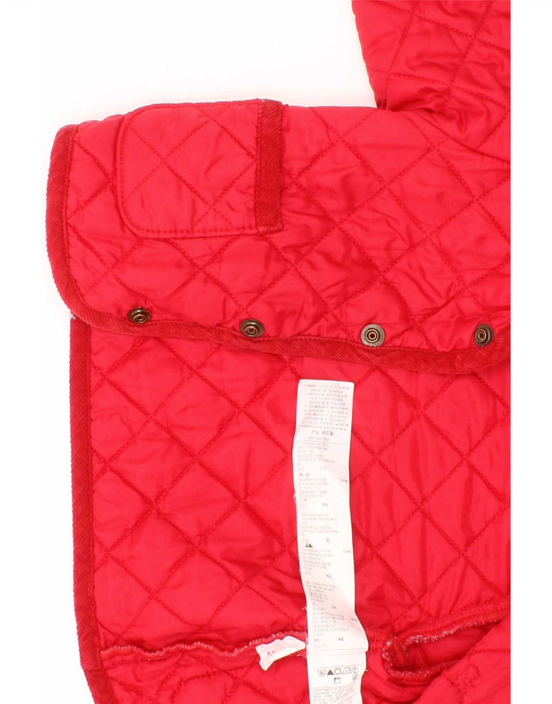 Benetton Cazadora Acolchada Bebé Niño 6-9 Meses Poliamida Rojo