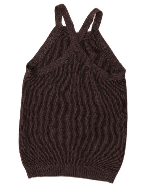 Massimo Dutti - Camiseta sin mangas para mujer, talla 40, talla M, color negro