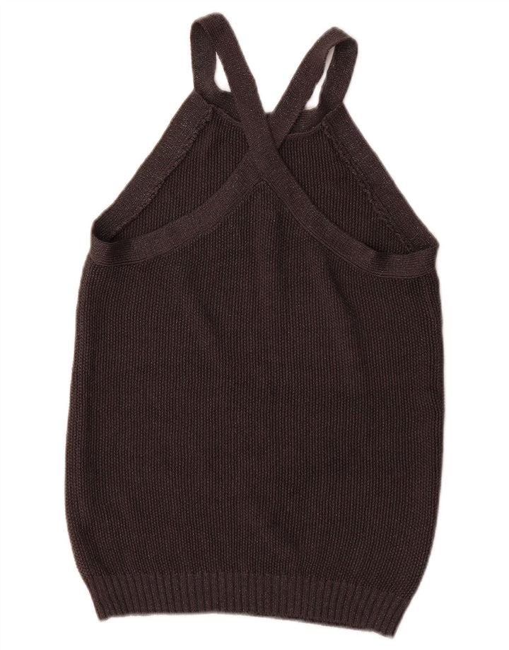Massimo Dutti - Camiseta sin mangas para mujer, talla 40, talla M, color negro