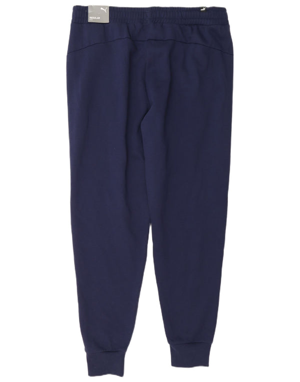 Puma Pantalones De Chándal Hombre Joggers XL Azul Marino Algodón