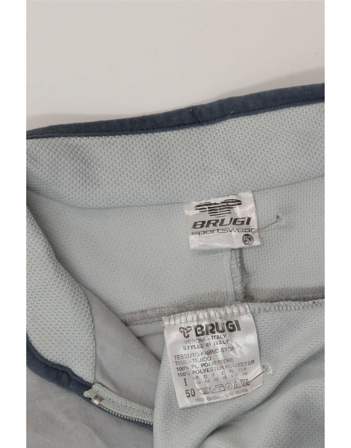 Brugi Chaqueta De Chándal Para Hombre IT 50 Gris Medio Poliéster Color Block