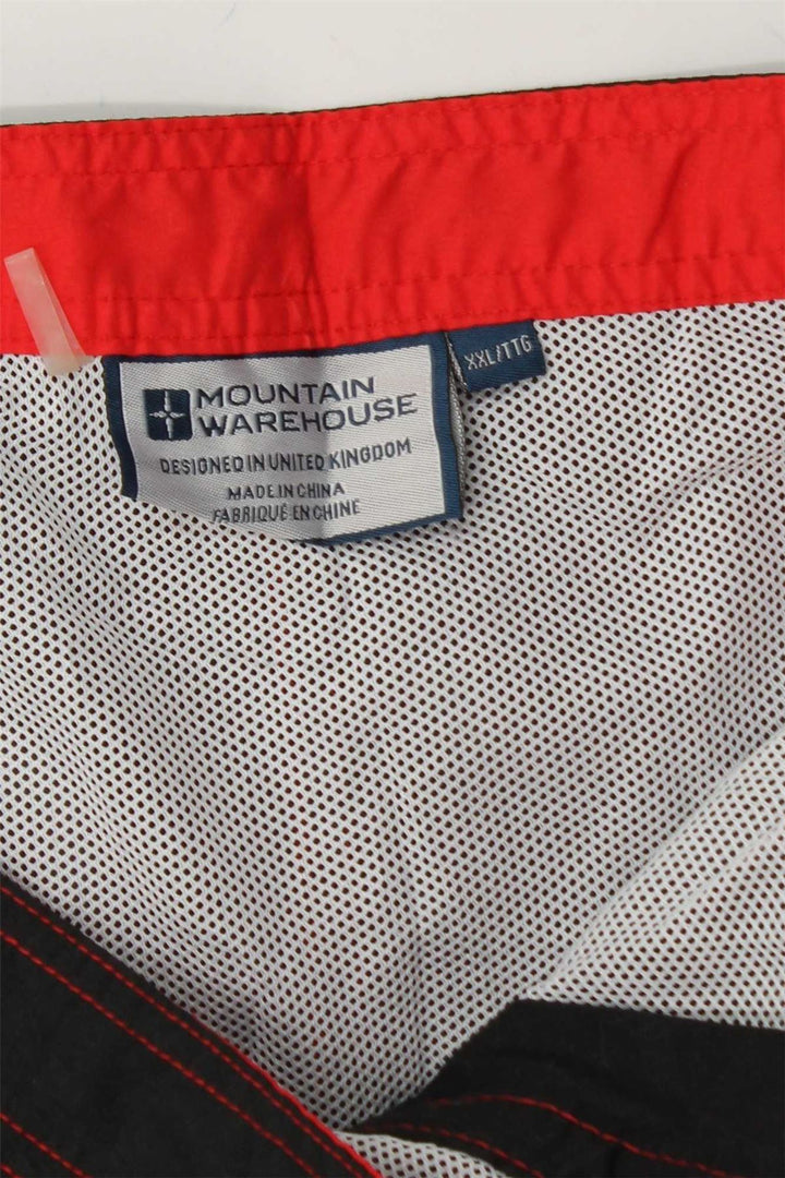 MOUNTAIN WAREHOUSE Mens Swimming Shorts 2XL  Black Polyester