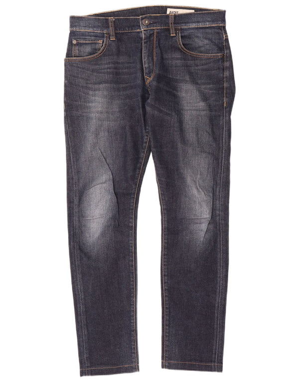 Vaqueros ajustados para hombre Rifle W32 L31 Algodón azul marino