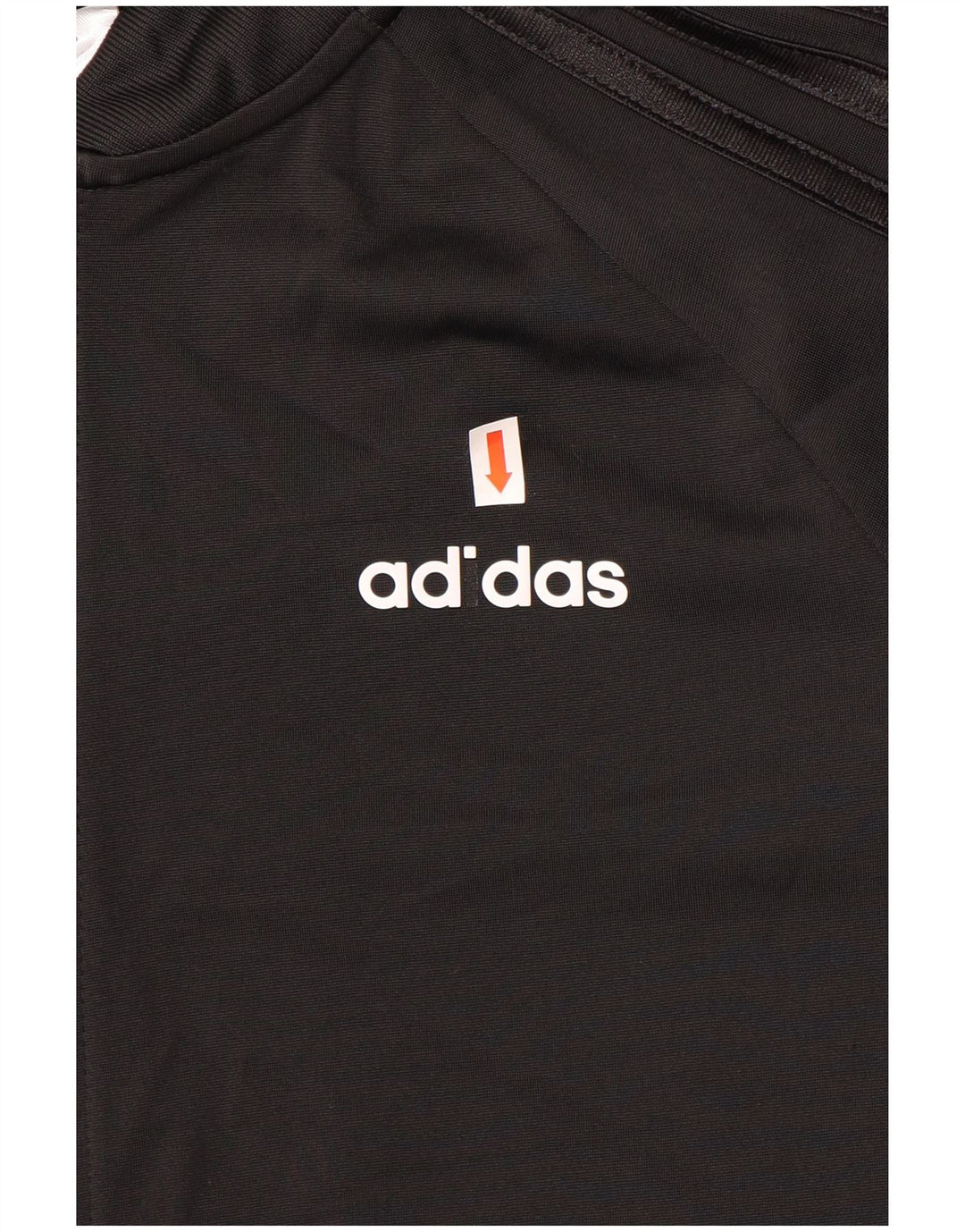 Adidas - Chaqueta de chándal para mujer, talla 8/10, poliéster negro pequeño