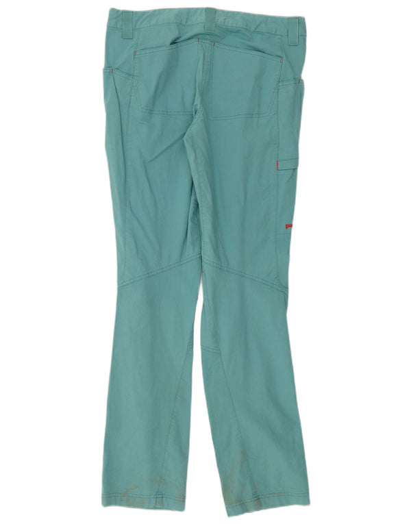 Patagonia Pantalones Cargo Rectos para Mujer US 6 Medium W34 L32 Turquesa