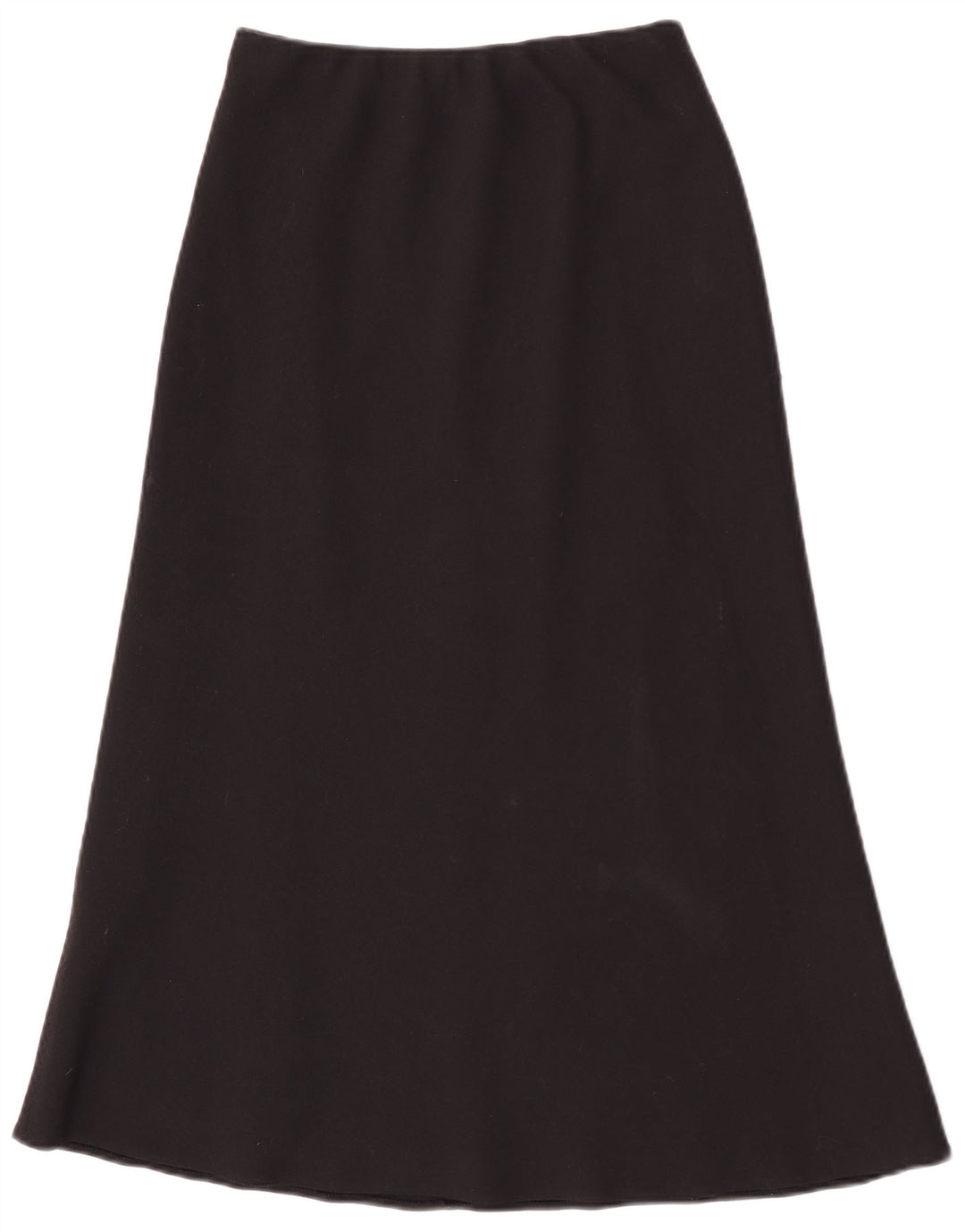Marks & Spencer Falda larga para mujer UK 10 Small W26 Poliéster negro