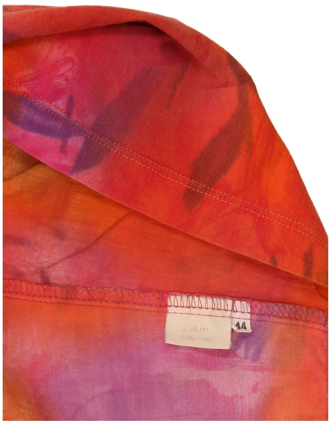 Falda lápiz vintage para mujer IT 44 Mediana W25 Multicolor Floral