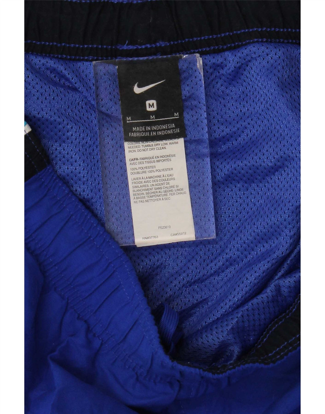 Pantalón corto deportivo Nike para hombre Azul medio Colorblock Poliéster