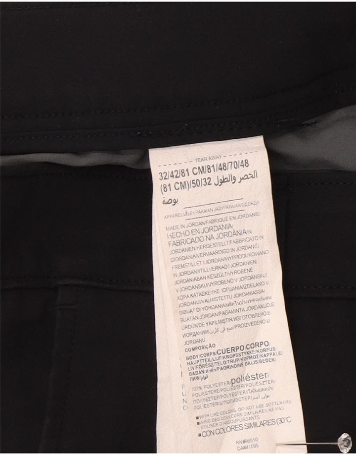Under Armour Pantalones cortos chinos para hombre W32 Poliéster negro mediano