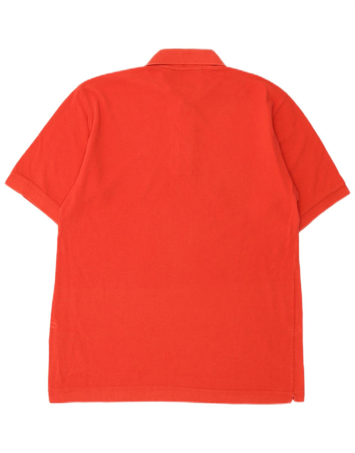 Polo Kappa Hombre Naranja Medio Algodón