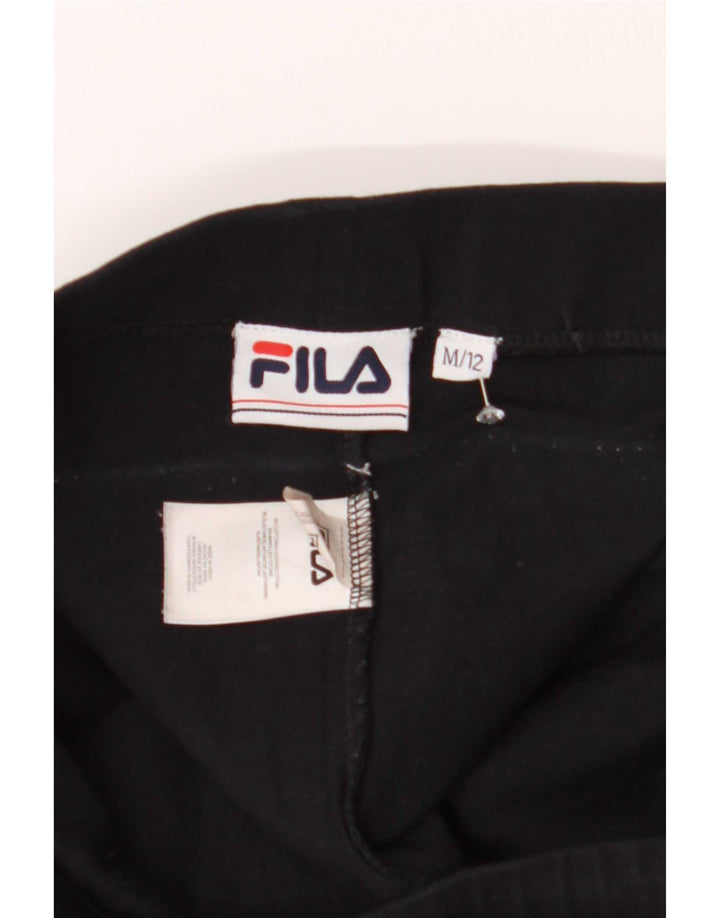 Fila Leggings gráficos para mujer Reino Unido 40 Mediano Algodón negro