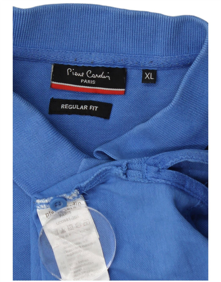 PIERRE CARDIN Polo Regular Fit Hombre XL Algodón Azul