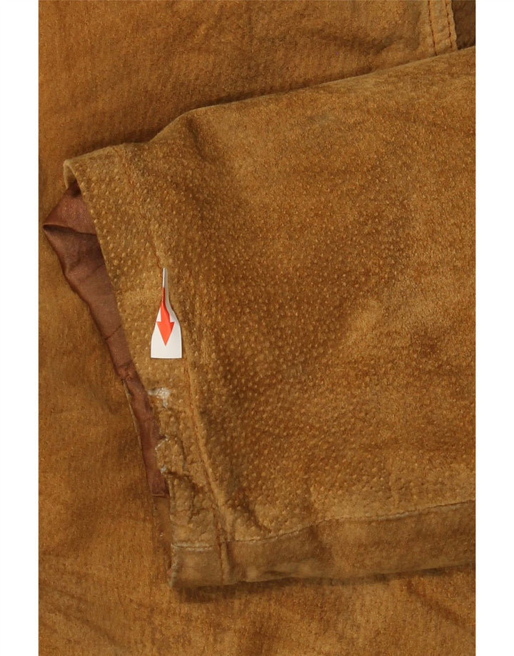 Gipsy Chaqueta de piel de oveja para hombre UK 42 XL Marrón
