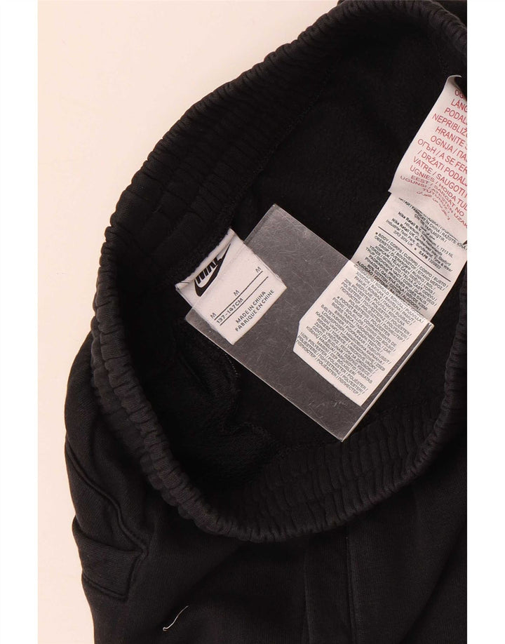 Nike Pantalones cortos deportivos para niños 10-11 años Mediano Algodón negro