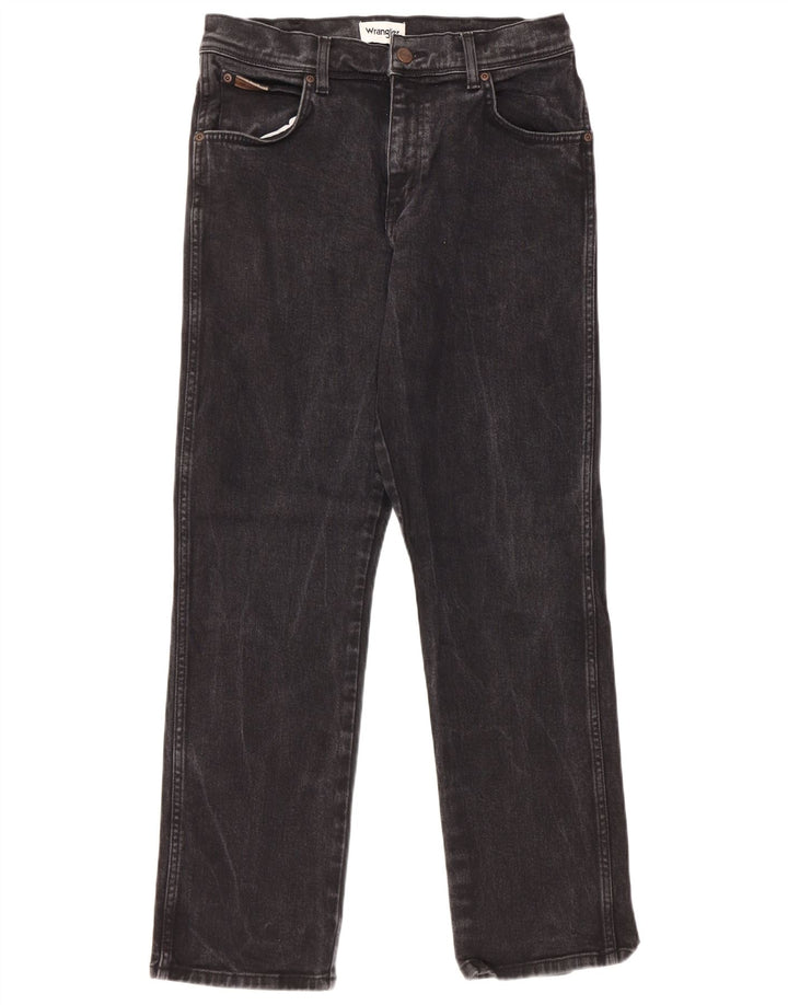 Wrangler Vaqueros rectos Texas para hombre W32 L30 Algodón negro