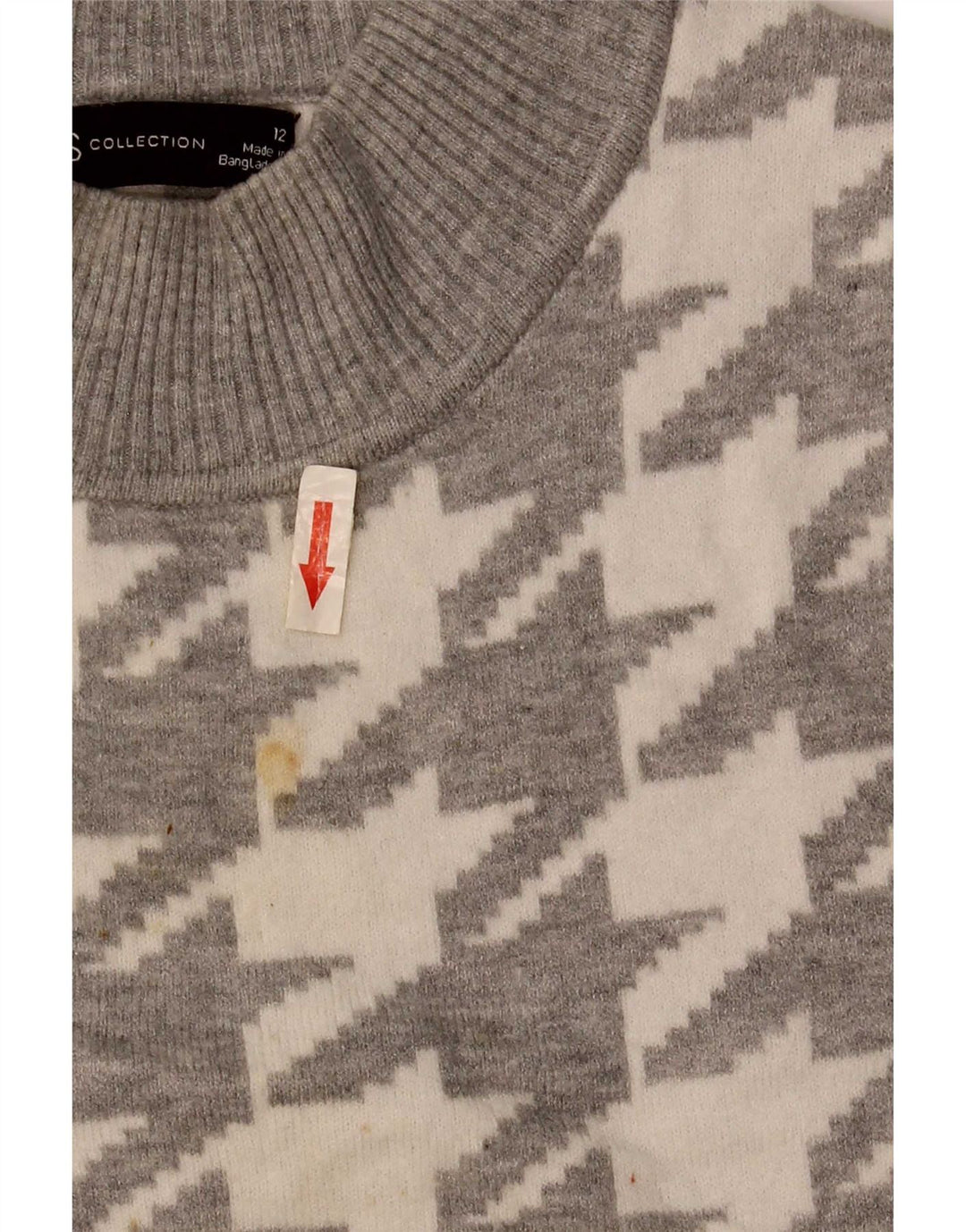 Marks & Spencer - Jersey con cuello alto para mujer, talla 40, color gris medio