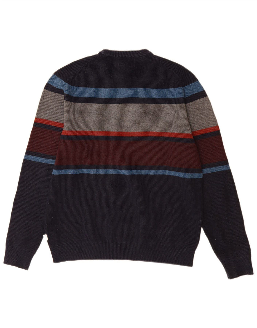 Marks & Spencer Jersey De Cuello Redondo Para Hombre Color Block Azul Marino Mediano
