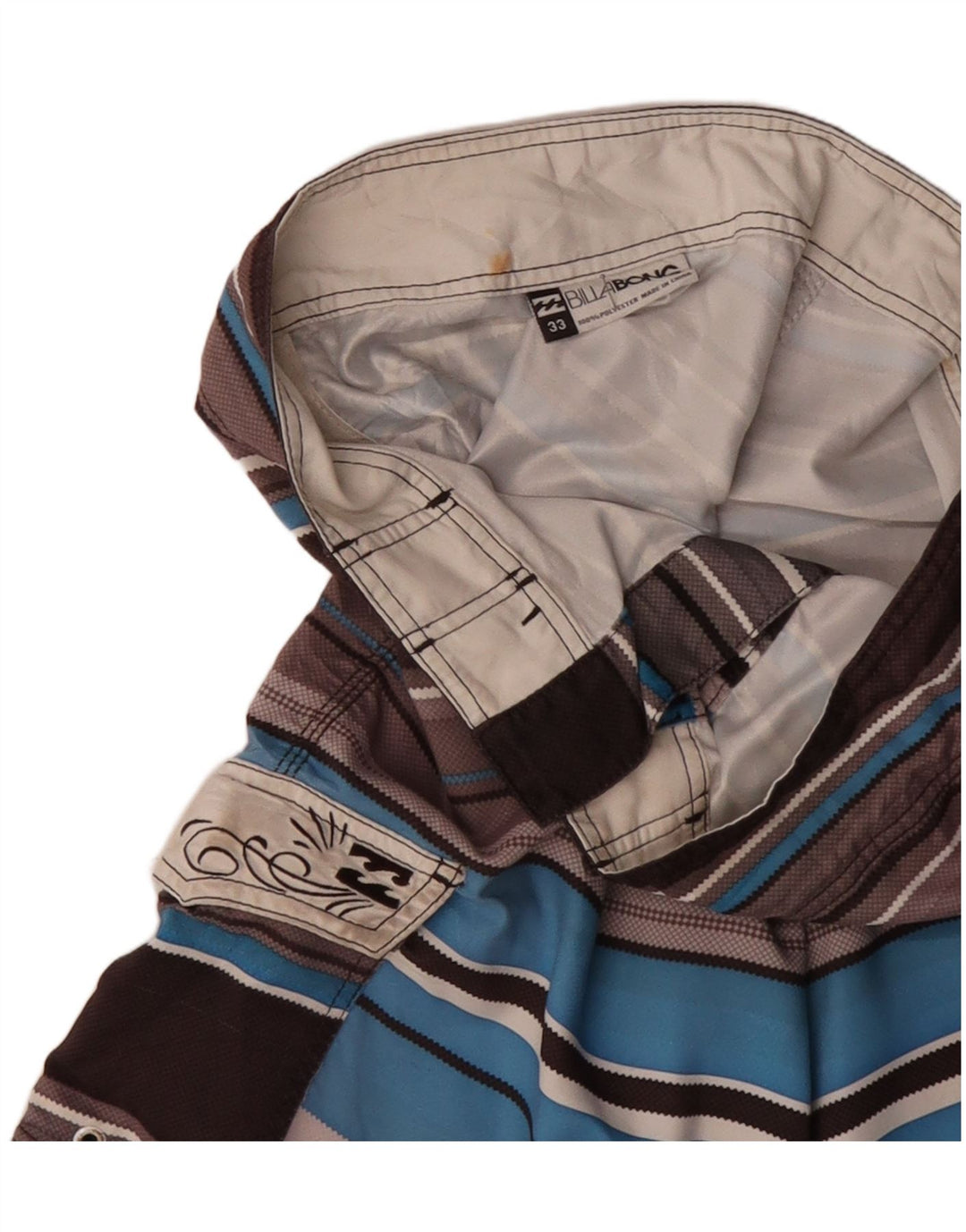 BILLABONG Bañador gráfico para hombre Poliéster a rayas gris medio