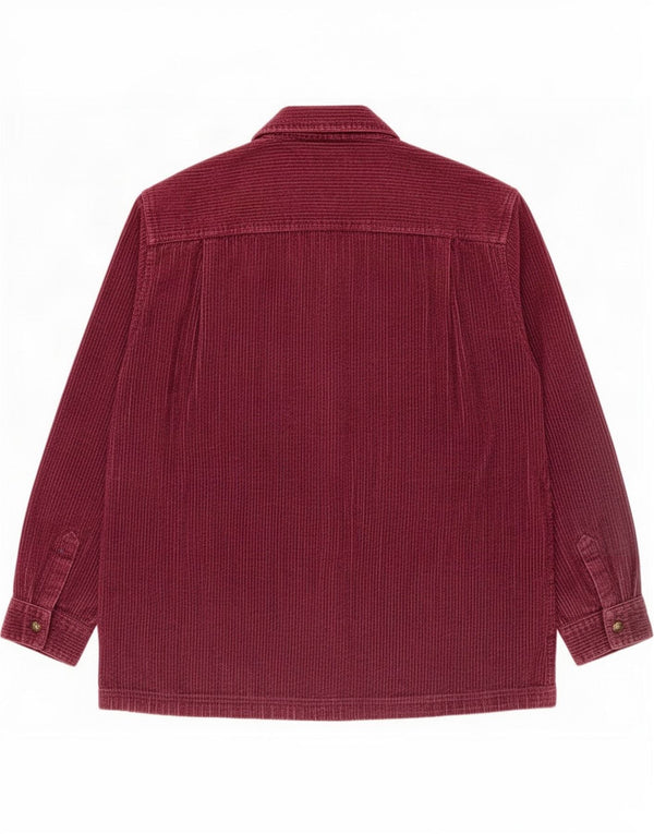 L.L.Bean Camisa de pana extragrande para mujer UK 18 XL Algodón burdeos