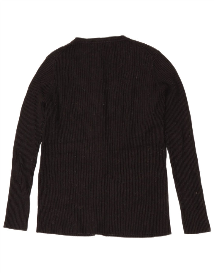 John Lewis - Cárdigan para mujer, talla 40, viscosa negra mediana