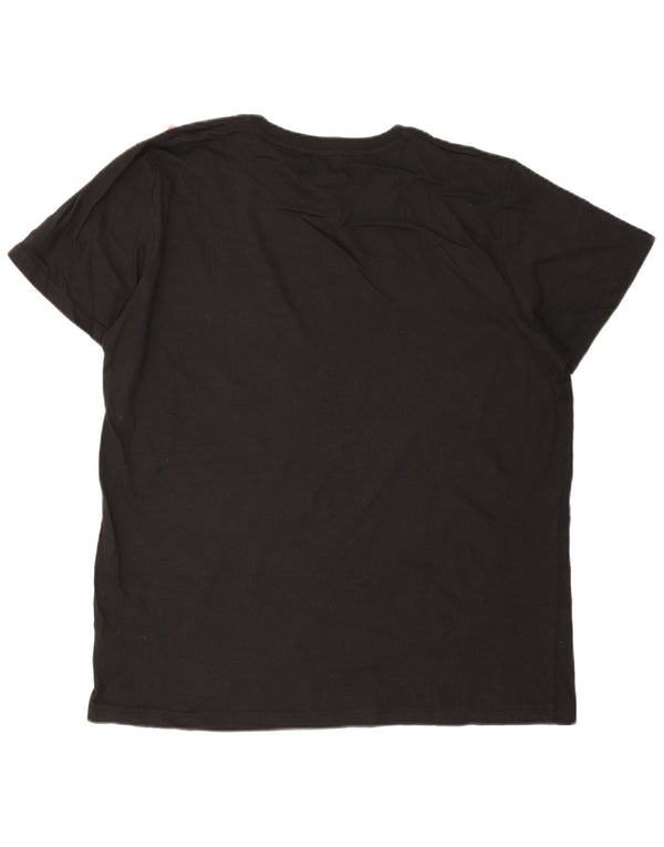 PIERRE CARDIN Camiseta Hombre Top XL Algodón Negro