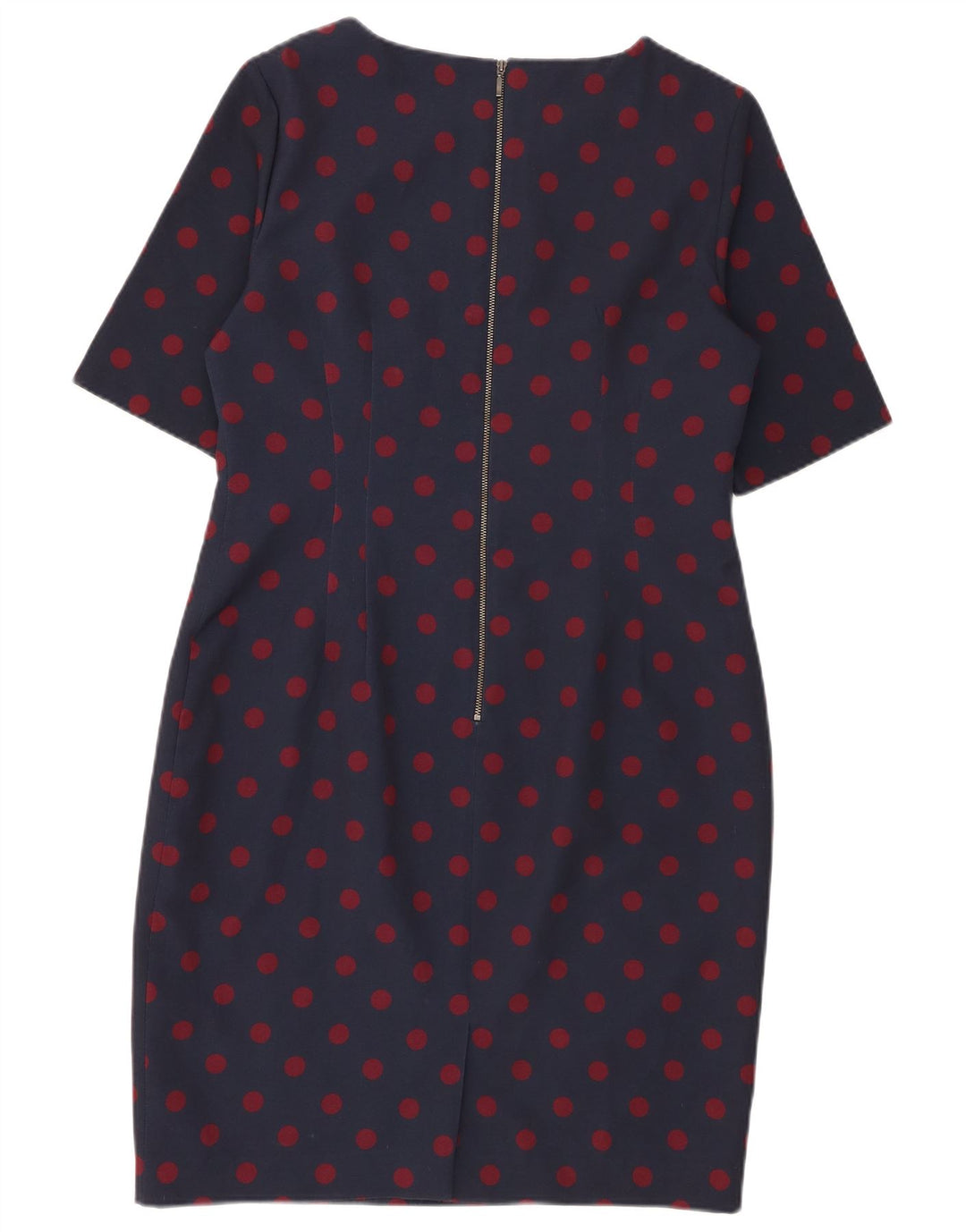 Hobbs Vestido tubo para mujer UK 40 Medio Poliéster con lunares azul marino
