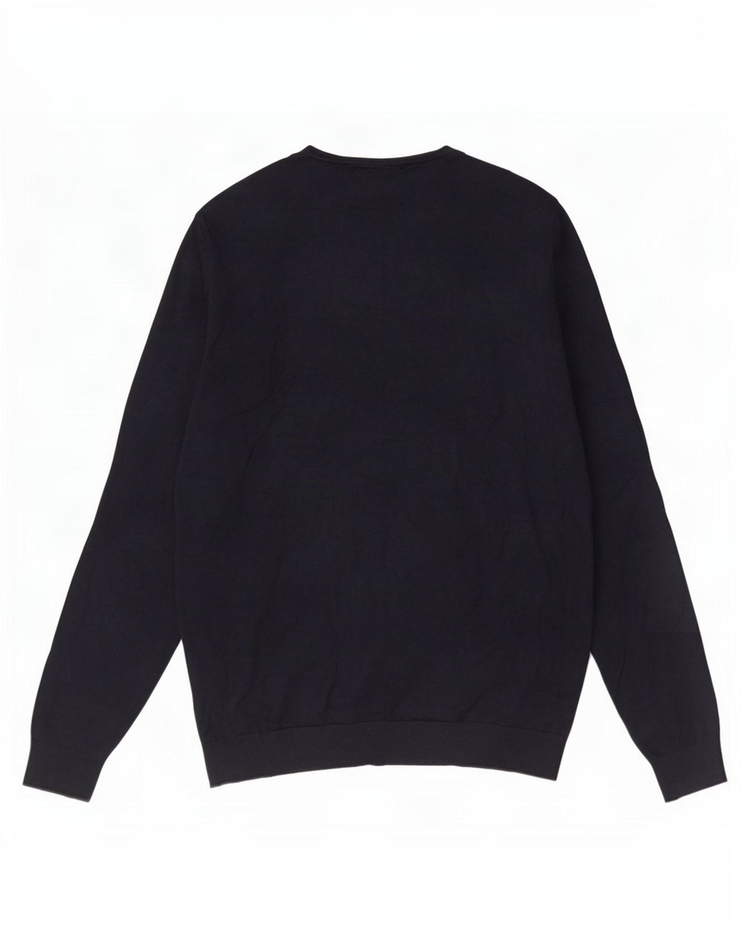 Zara Hombre Jersey De Cuello Redondo Jersey Grande Negro