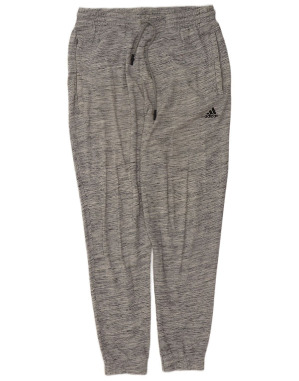 Adidas Hombre Pantalones De Chándal Joggers Grande Gris Moteado De Algodón