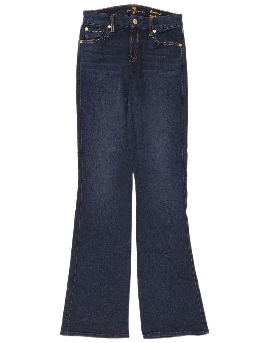 Vaqueros Bootcut para mujer 7 For All Mankind W26 L33 Algodón azul marino