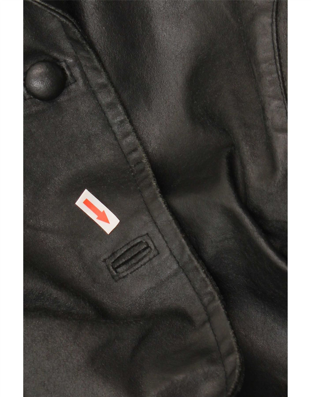Bayside Chaqueta de cuero para mujer UK 10 Small Black