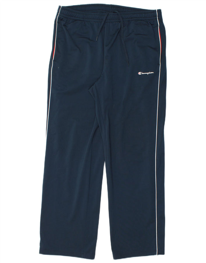 Champion Pantalón De Chándal Para Hombre Grande Azul Marino Poliéster
