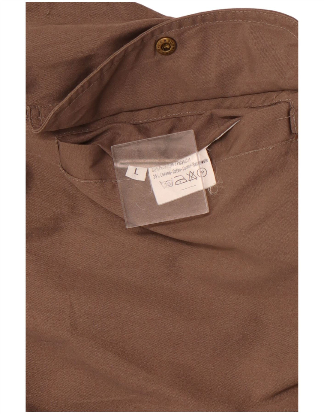 VINTAGE Chaqueta reversible para hombre Reino Unido 40 Poliéster a cuadros marrón grande