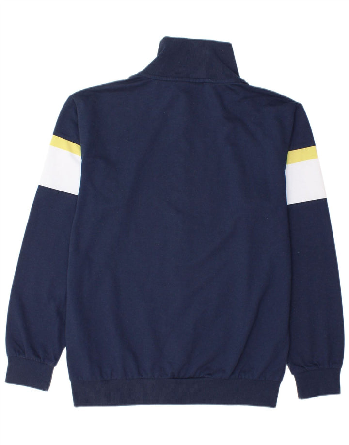 Kappa Hombre Chándal Top Chaqueta Mediana Azul Marino Colorblock Poliéster