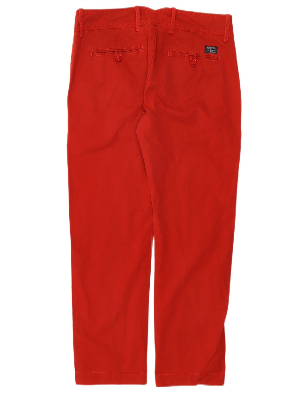 Pantalón Chino Recto Woolrich Mujer W30 L27 Rojo