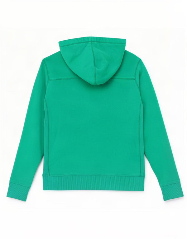 Tommy Hilfiger Suéter con capucha y cremallera gráfica para mujer Reino Unido 14 Algodón verde medio