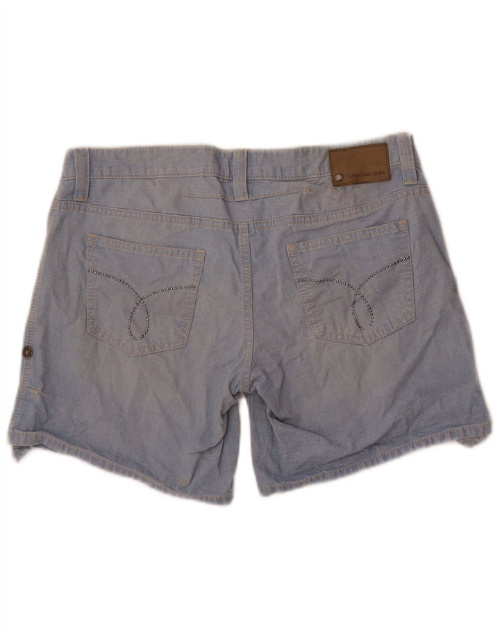 Pantalones cortos de mezclilla Calvin Klein para mujer W31 Algodón azul medio