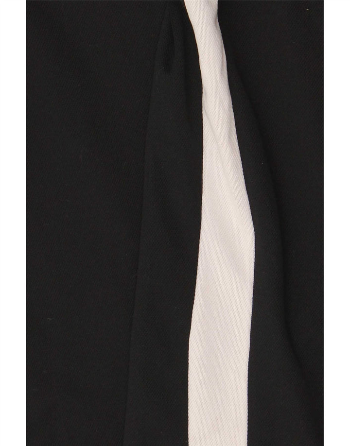 Adidas Hombre Dri Fit Chándal Top Chaqueta Pequeña Negro Colorblock Poliéster