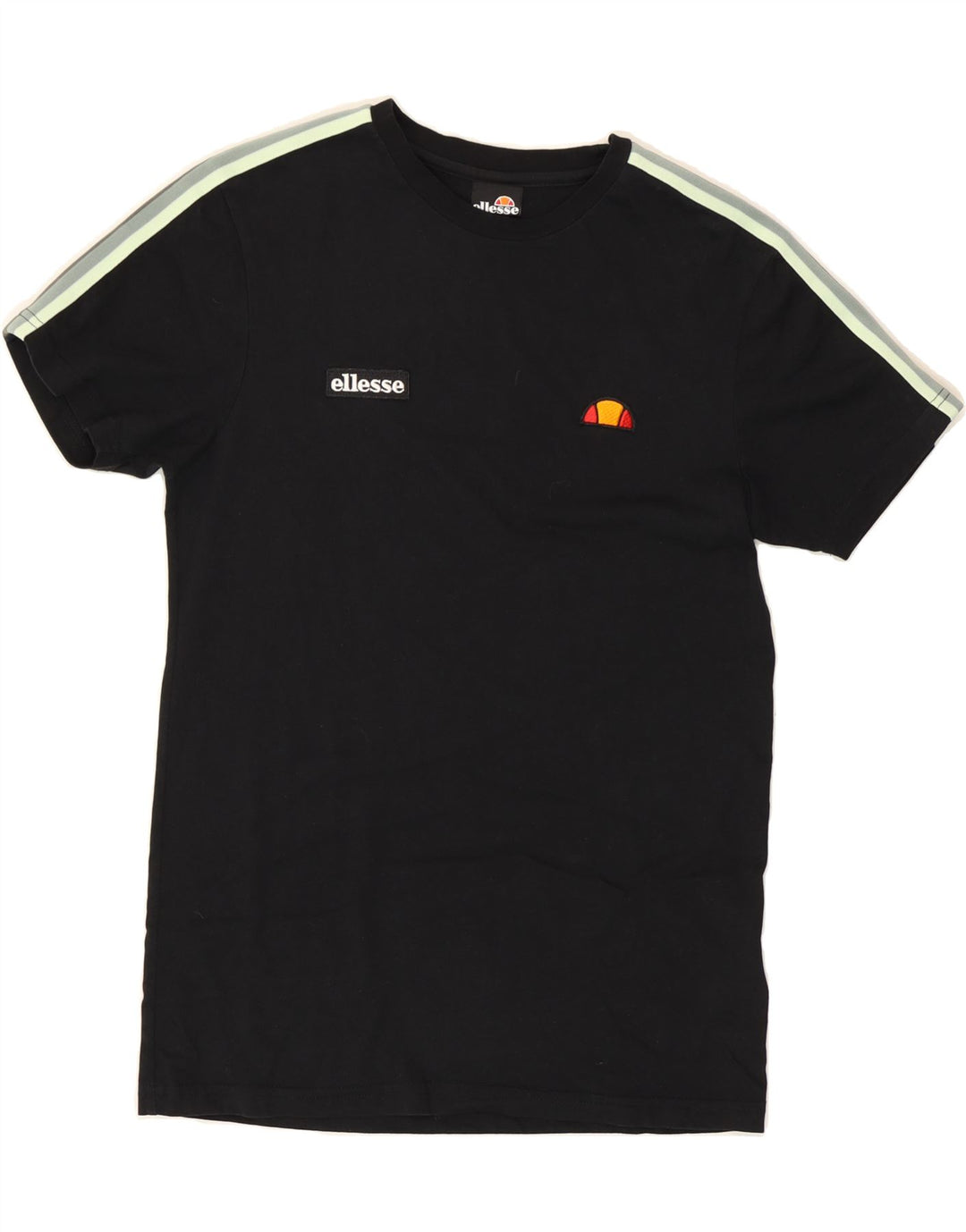 ELLESSE Mens T-Shirt Top Small Black Cotton Vintage Ellesse and Second-Hand Ellesse from Messina Hembry 