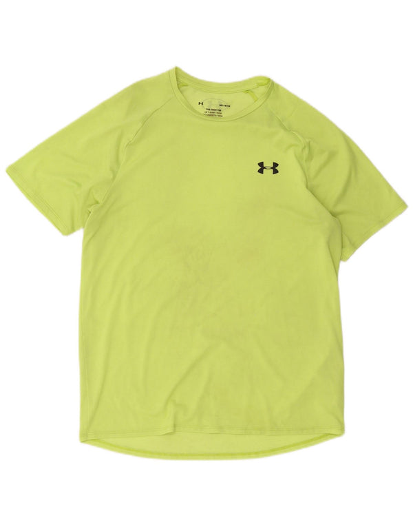 Camiseta Under Armour Hombre Top Poliéster Verde Medio