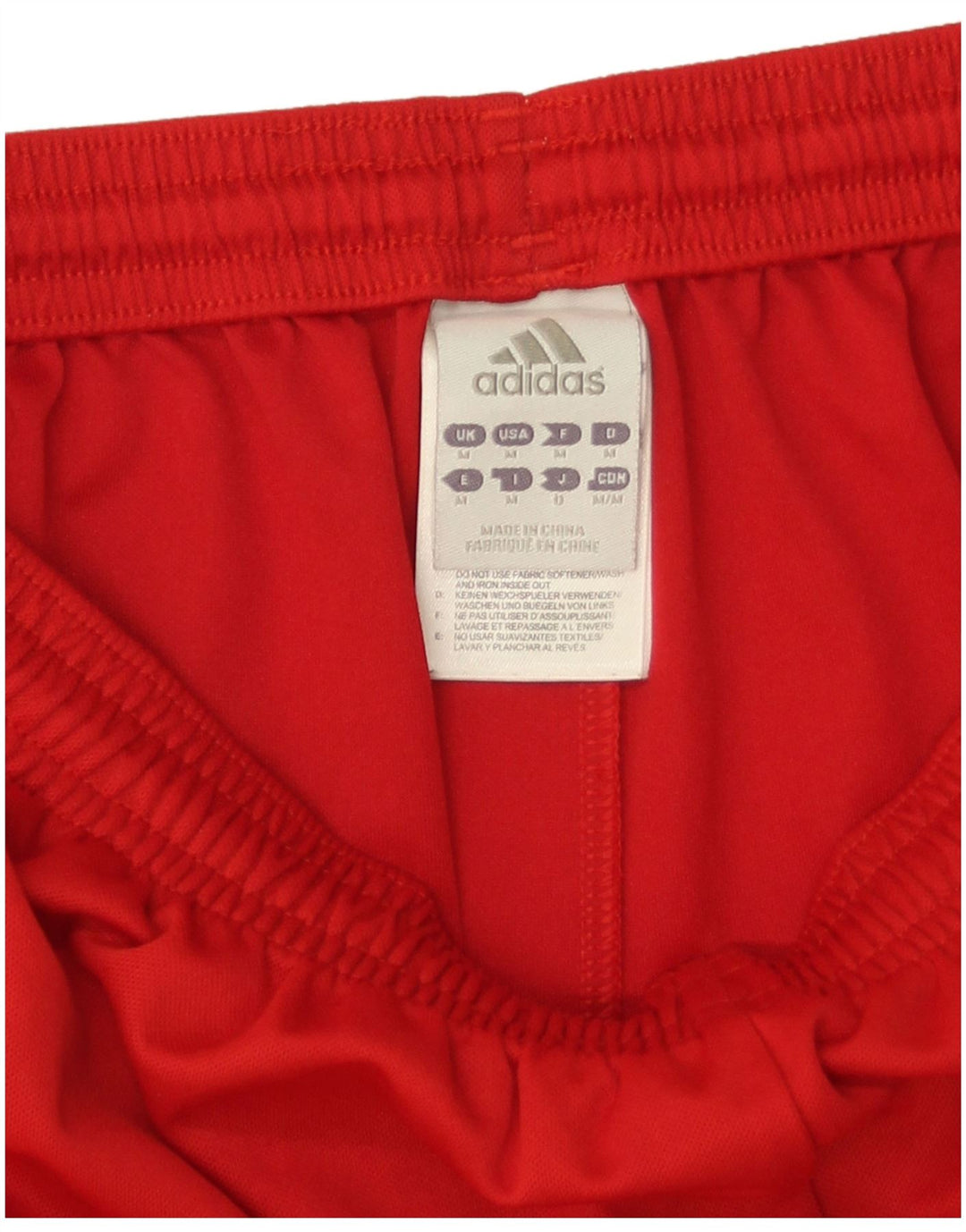 Adidas Mens Climalite Sport Shorts Medio Rojo Poliéster