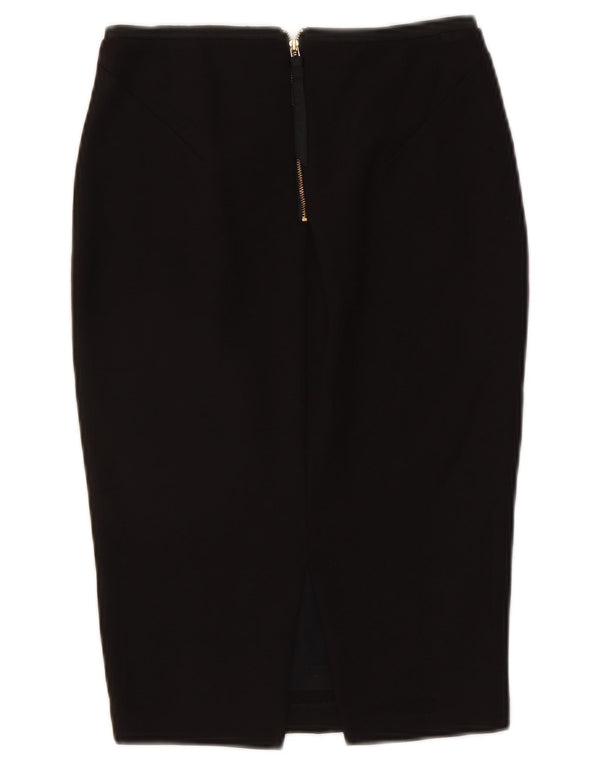 Falda de tubo de cintura alta para mujer Boden UK 6 XS W24 Viscosa negra