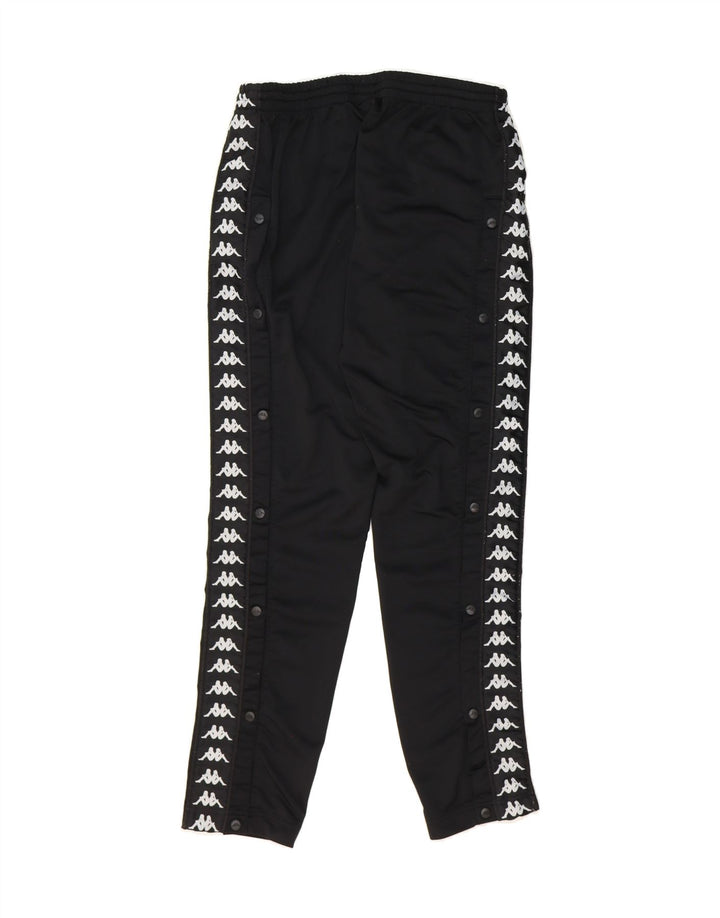 KAPPA Mens Graphic Tracksuit Trousers XL  Black Polyester Vintage Kappa and Second-Hand Kappa from Messina Hembry 