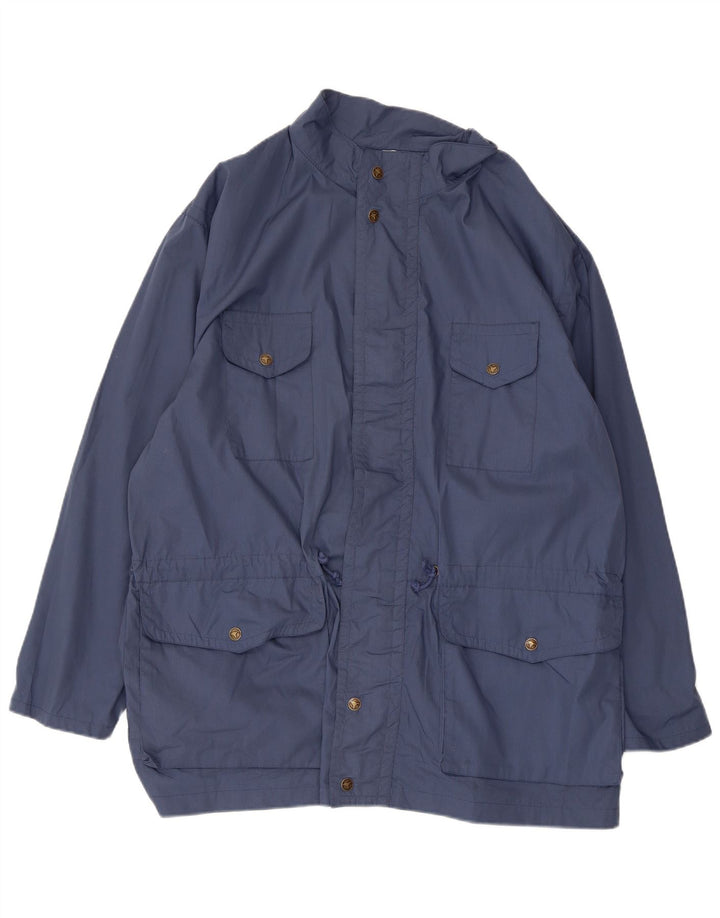 Chaqueta utilitaria vintage para hombre IT 52 XL Poliéster azul