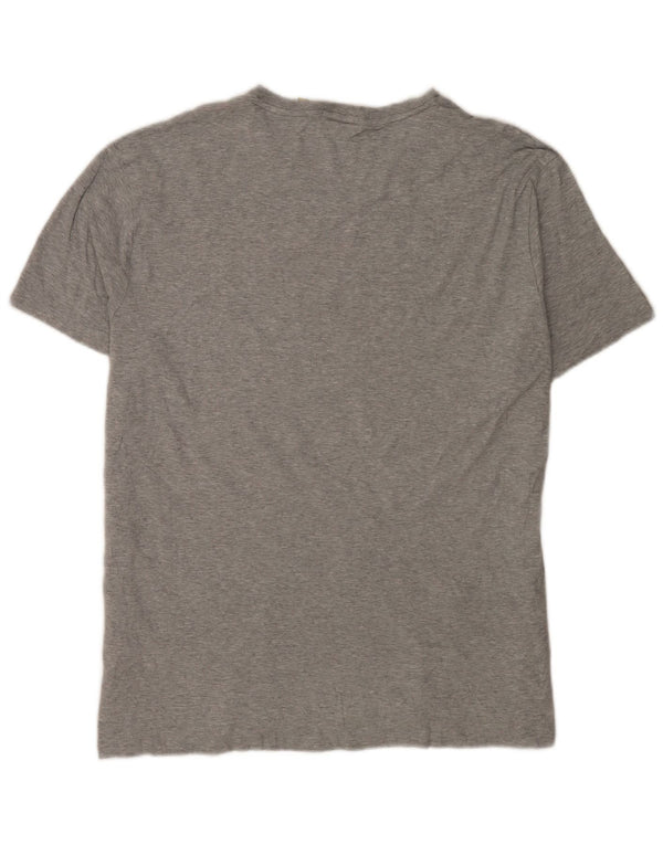 Polo Ralph Lauren Camiseta ajustada personalizada para hombre Top 2XL Algodón moteado gris