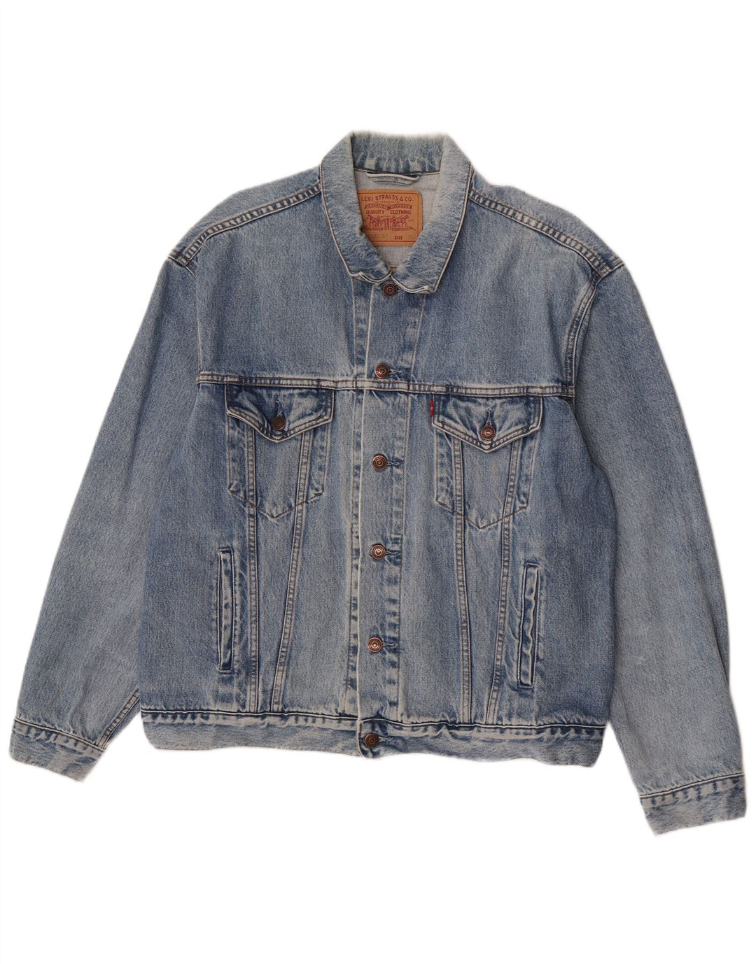 Levi's Chaqueta vaquera para hombre UK 42 XL Algodón azul