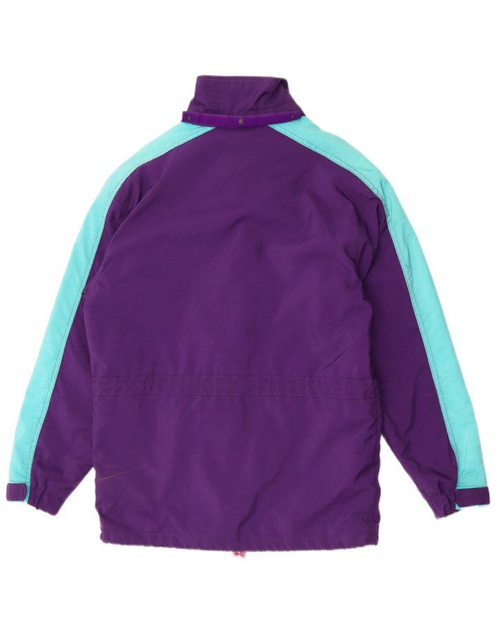 Great Escapes Chaqueta de esquí para hombre IT 46 Small Púrpura Colorblock Poliamida