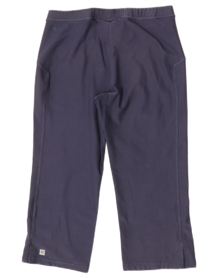 Nike Leggings Capri para Mujer Reino Unido 10/12 Mediano Azul Marino