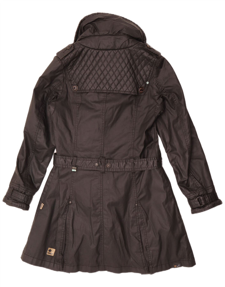 KHUJO Gabardina de Mujer ES 40 XL Poliéster Negro